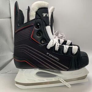 Tour Hockey Tr-750 Ice Hockey Skates Black, Size: Kids 13 (J13)